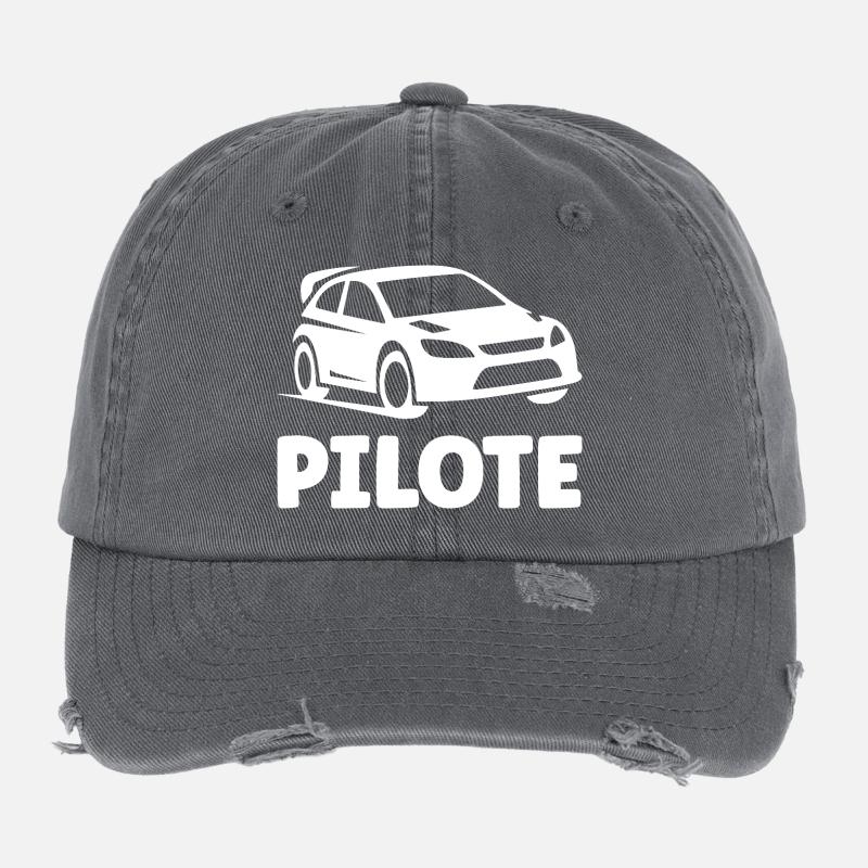 rallye Casquette vintage effet usé Flexfit