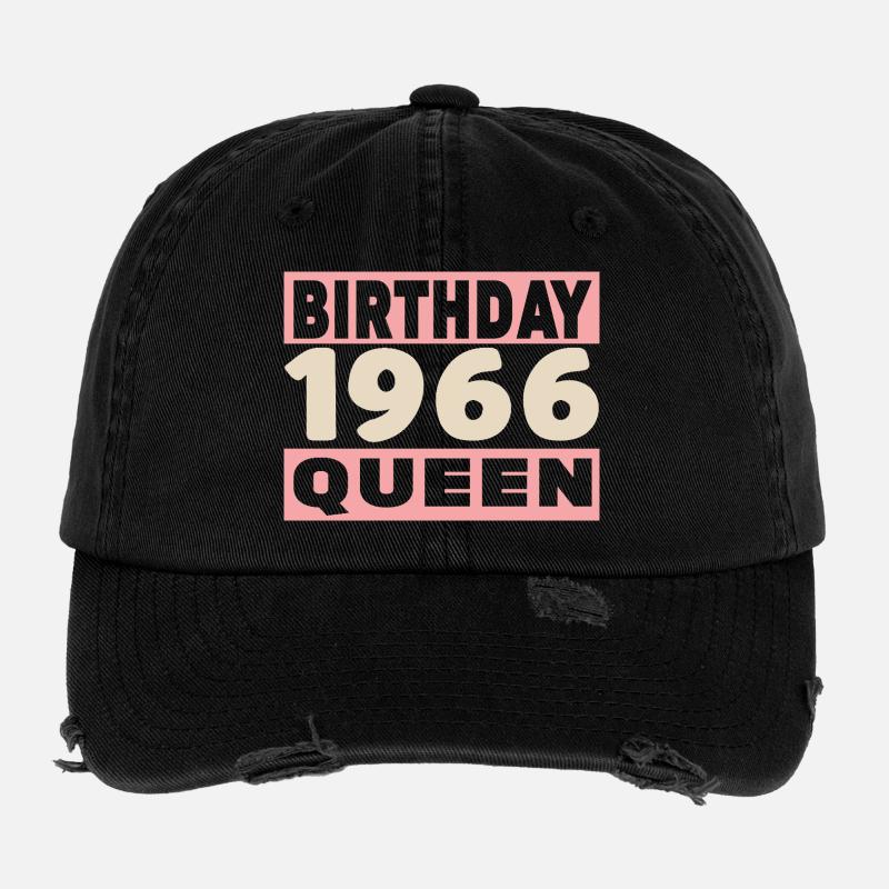 Biker 60-jähriges Jubiläum 1966 Flexfit Vintage Destroyed Cap