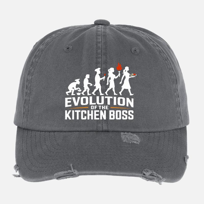 Évolution du chef Casquette vintage effet usé Flexfit