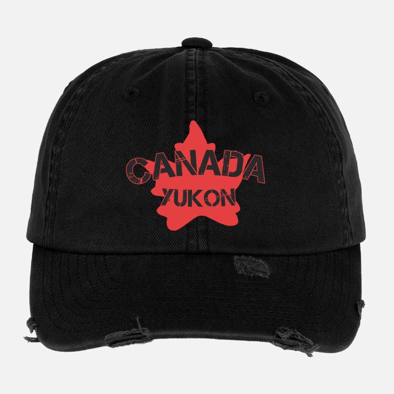 Yukon Canada Flexfit Vintage Destroyed Cap