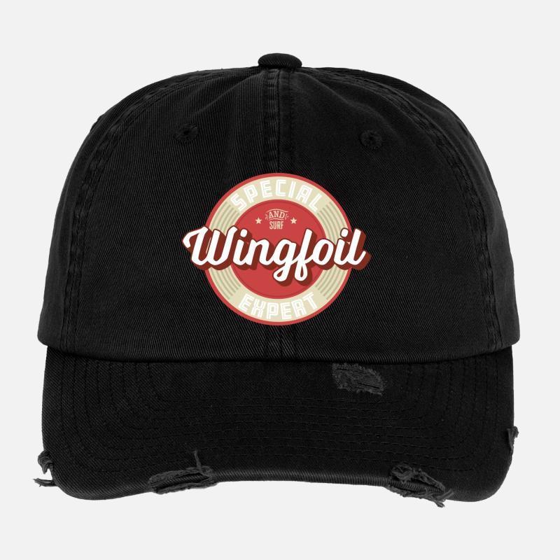 Wingfoil Label Flexfit Vintage Destroyed Cap