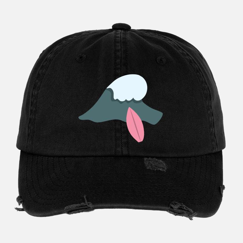 Surfing Wellenreiten Flexfit Vintage Destroyed Cap