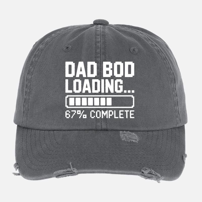 Papa Bod Loading Flexfit Vintage Destroyed Cap