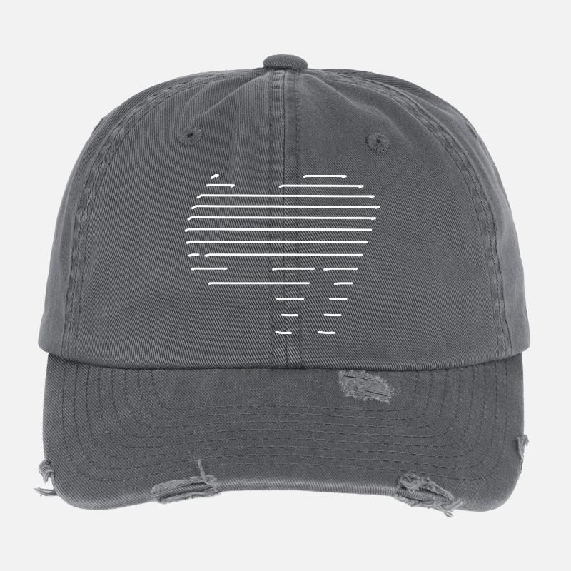 Anti-fascist Flexfit Vintage Destroyed Cap