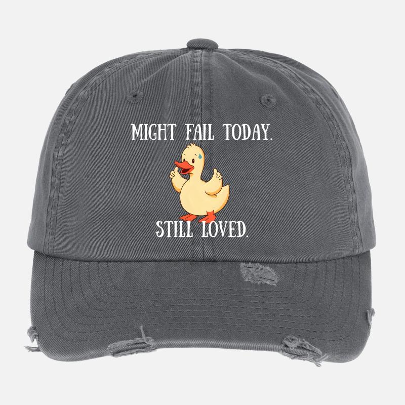 Might Fail Today - Still Loved Flexfit Vintage Destroyed Cap