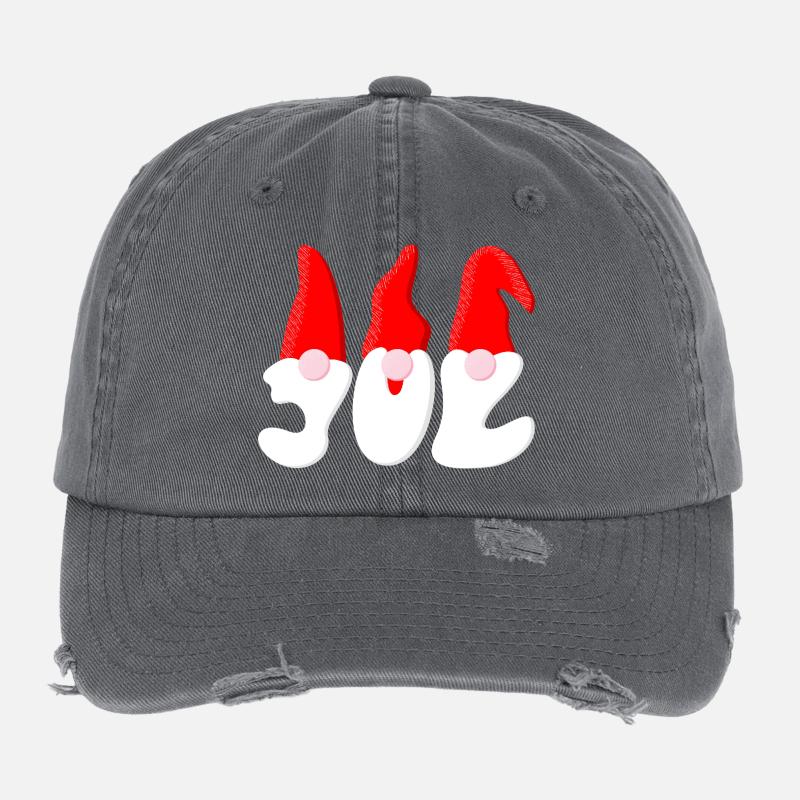 Weihnachtsmann – Weihnachten Flexfit Vintage Destroyed Cap