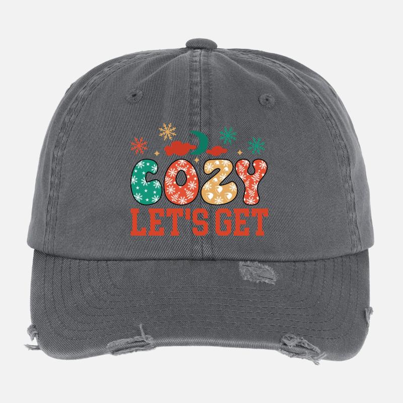 Cozy Weihnachten Flexfit Vintage Destroyed Cap
