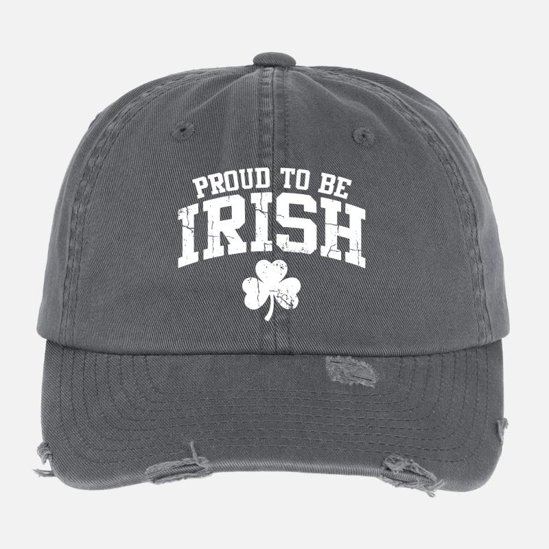 Stolz, Ire zu sein Flexfit Vintage Destroyed Cap