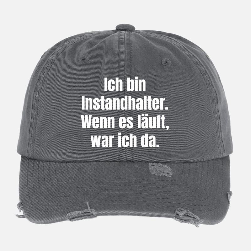 I'm a maintenance technician – When it works Flexfit Vintage Destroyed Cap