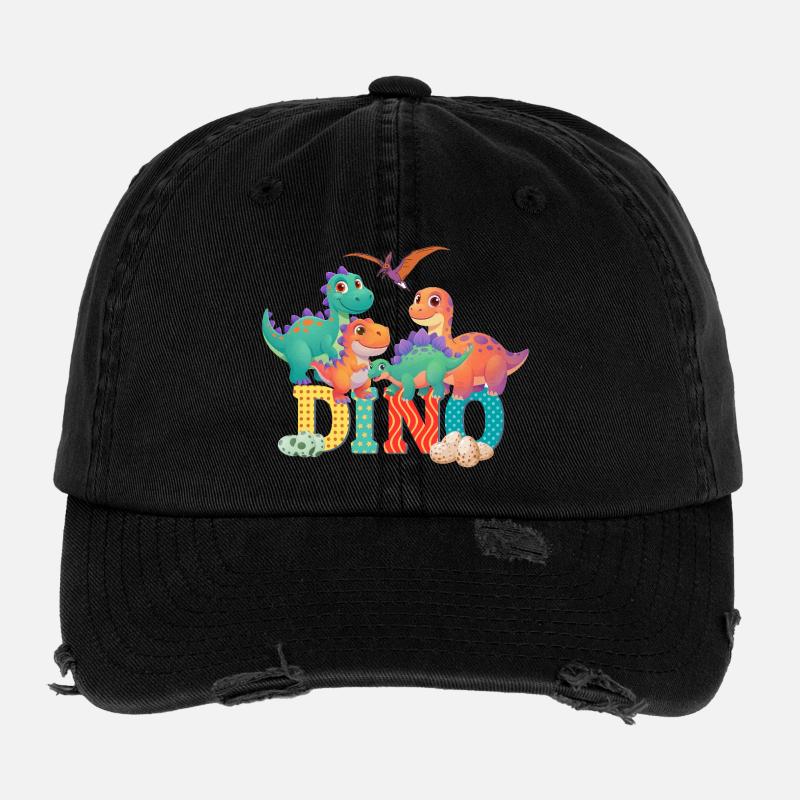 Dino Flexfit Vintage Destroyed Cap