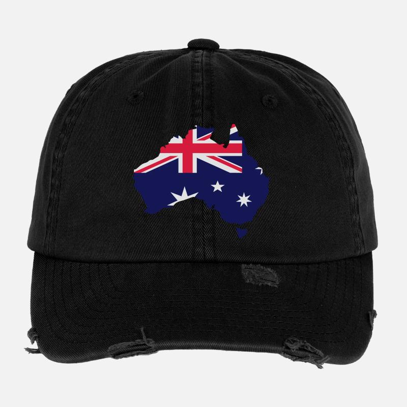Australien Flexfit Vintage Destroyed Cap