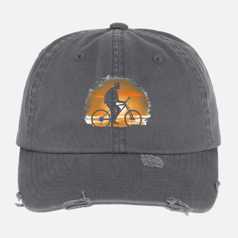 Bicycle trip Casquette vintage effet usé Flexfit