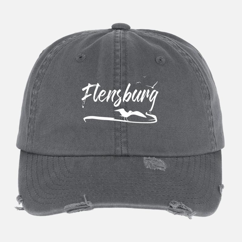 Flensburg Möwe Flexfit Vintage Destroyed Cap