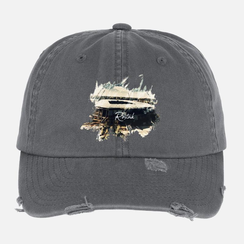 Stade de Rostock Casquette vintage effet usé Flexfit