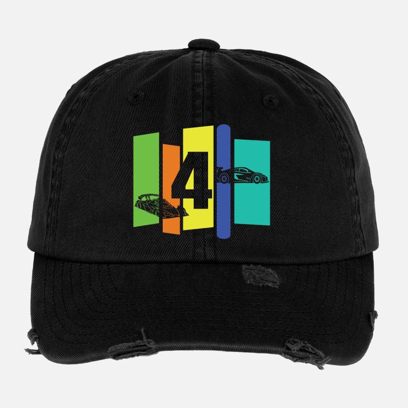 Child four years old Flexfit Vintage Destroyed Cap