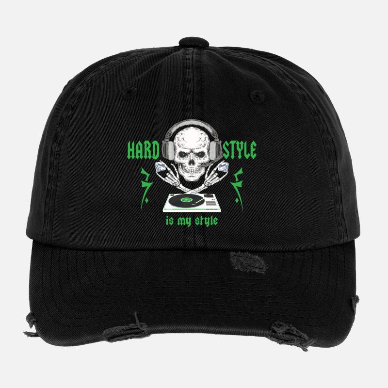 Hard Style Music Flexfit Vintage Destroyed Cap