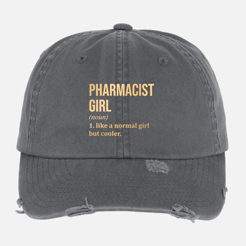 Pharmacy Flexfit Vintage Destroyed Cap