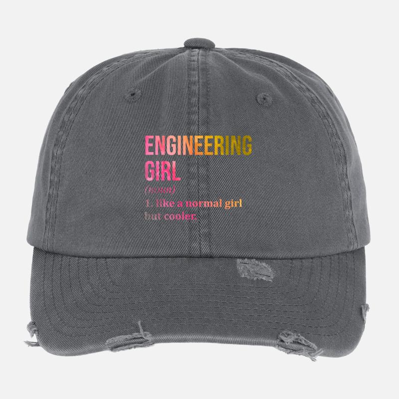 Engineering Flexfit Vintage Destroyed Cap