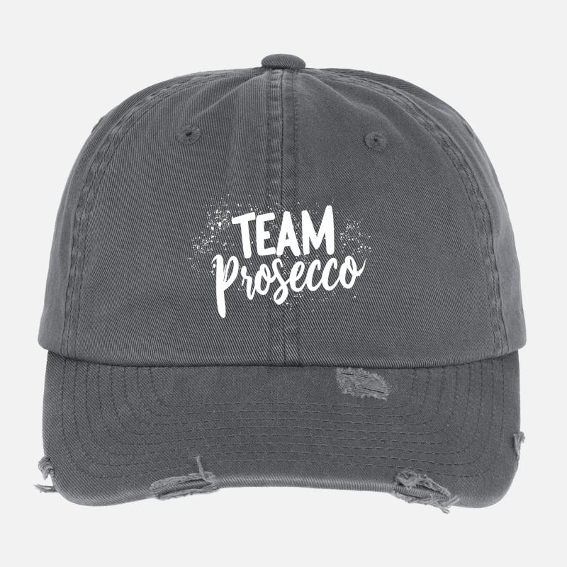 Team Prosecco! Flexfit Vintage Destroyed Cap