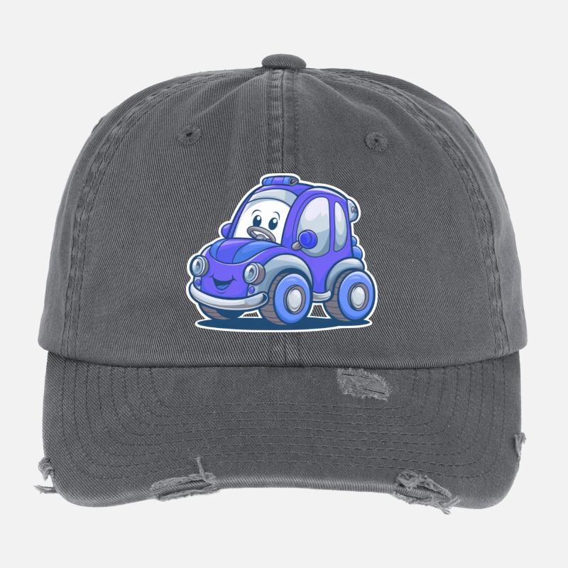 Süßes Auto Flexfit Vintage Destroyed Cap