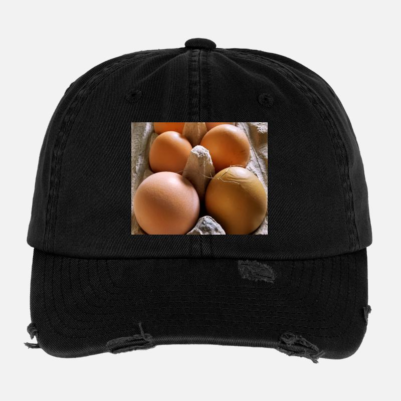 Oeuf Casquette vintage effet usé Flexfit