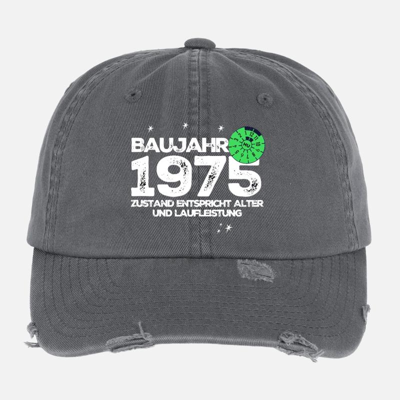 Année de construction 1975 Casquette vintage effet usé Flexfit