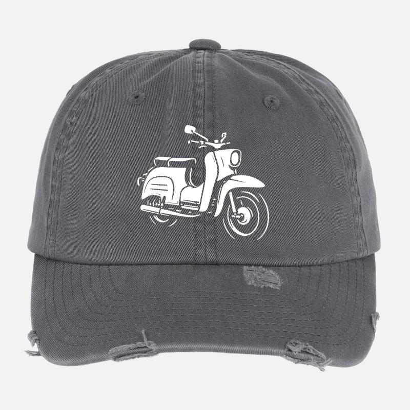 Légende à deux temps Casquette vintage effet usé Flexfit