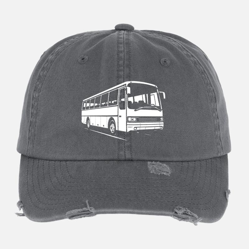 Old-school long-distance coach Flexfit Vintage Destroyed Cap