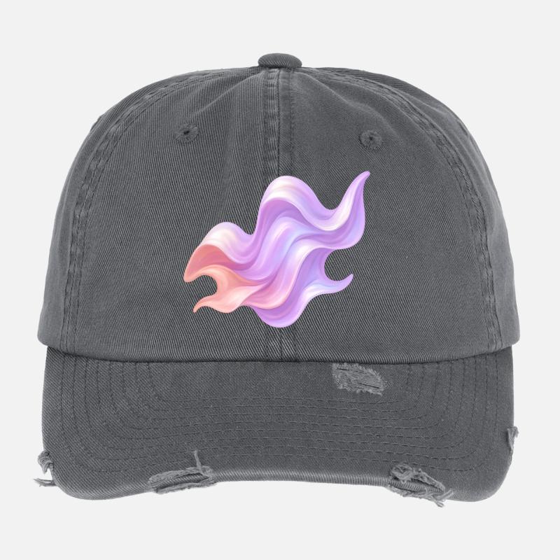 Liquid Waves Flexfit Vintage Destroyed Cap
