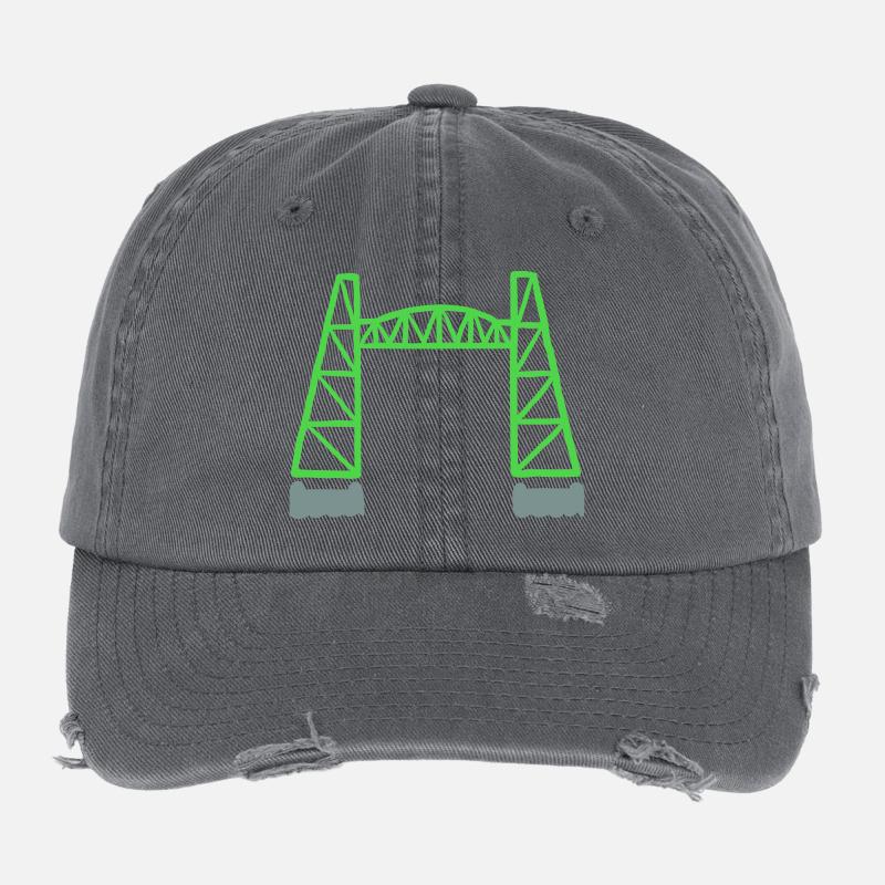 de Hef - Rotterdam Casquette vintage effet usé Flexfit