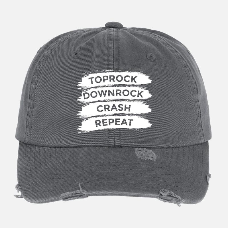 Breakdance Techniken Flexfit Vintage Destroyed Cap
