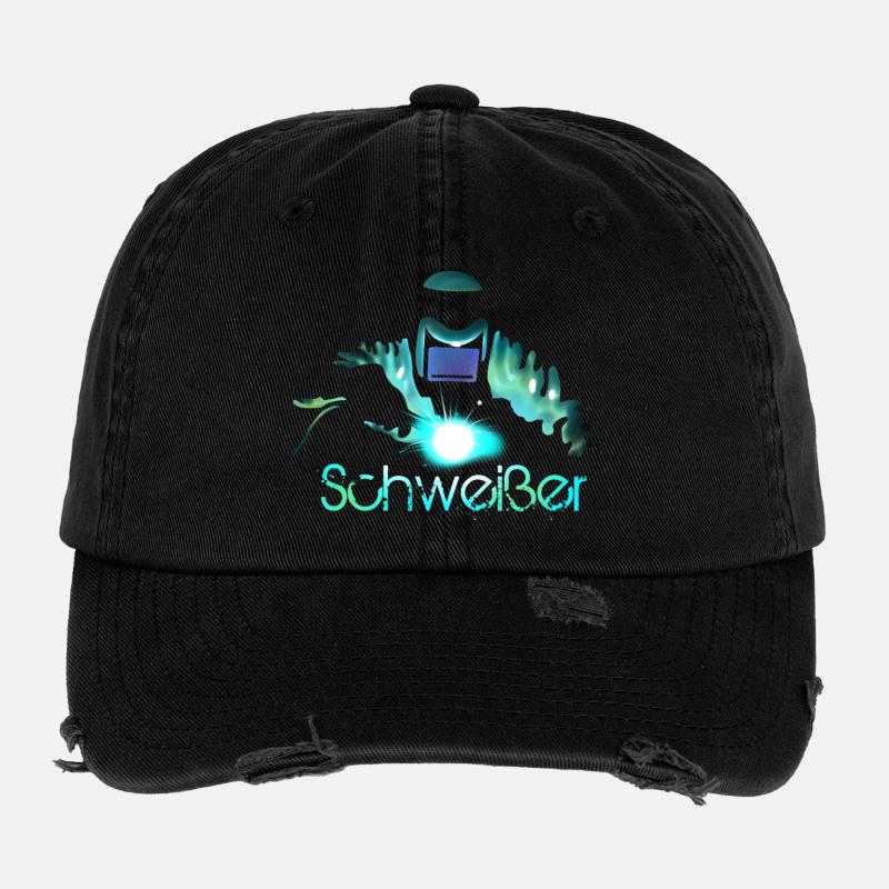 welder Flexfit Vintage Destroyed Cap