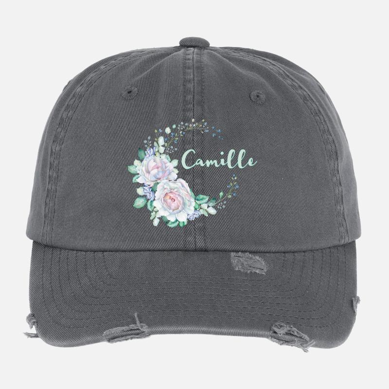 Pour Camille Casquette vintage effet usé Flexfit
