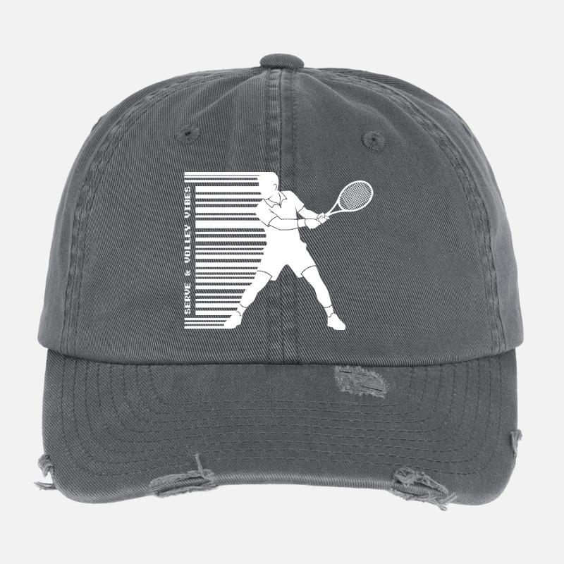 Tennis Silhouette Sweat à capuche chemise code-barres lumineux Casquette vintage effet usé Flexfit