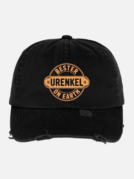 Meilleur arrière-petit-fils - Casquette vintage effet usé Flexfit - noir - Devant