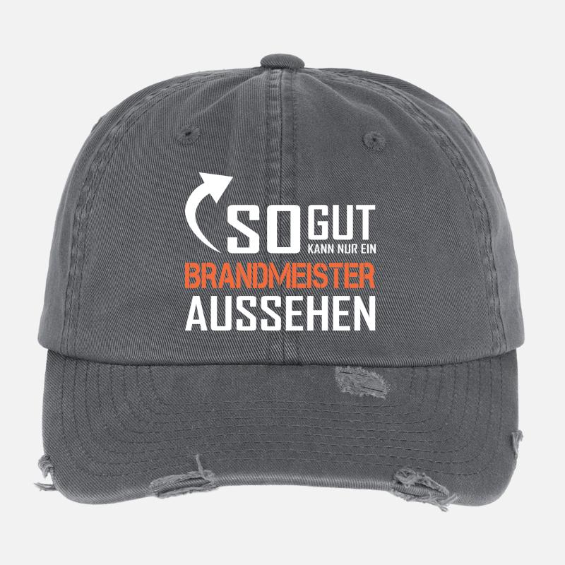 Only a fire chief can look so good Flexfit Vintage Destroyed Cap