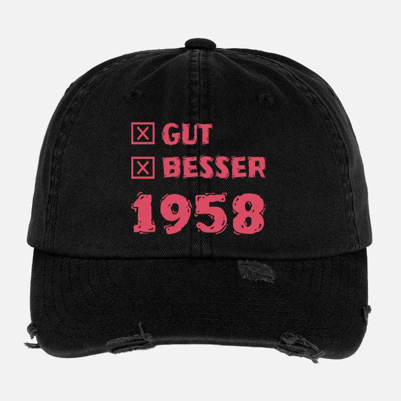 1958 Flexfit Vintage Destroyed Cap