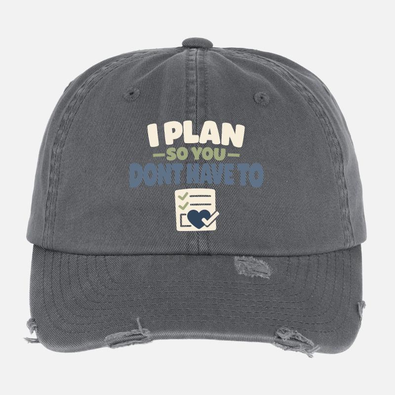 Planificateur d’urgence pour la Provision Familiale Casquette vintage effet usé Flexfit