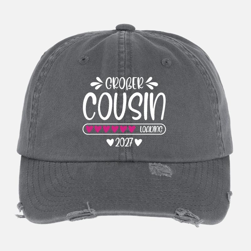 Großer Cousin 2027 loading Flexfit Vintage Destroyed Cap