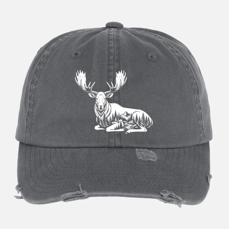 Élan Casquette vintage effet usé Flexfit
