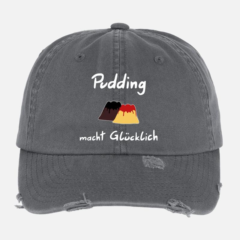 Le pudding vous rend heureux Casquette vintage effet usé Flexfit