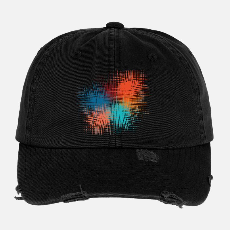 Explosion de couleurs Casquette vintage effet usé Flexfit