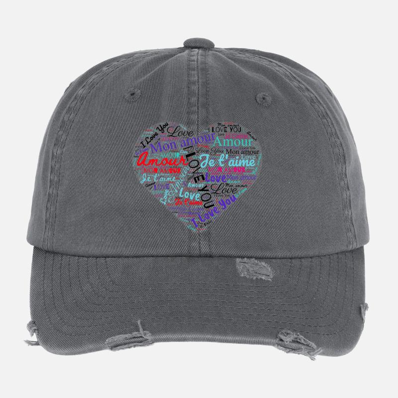 HERZ Flexfit Vintage Destroyed Cap