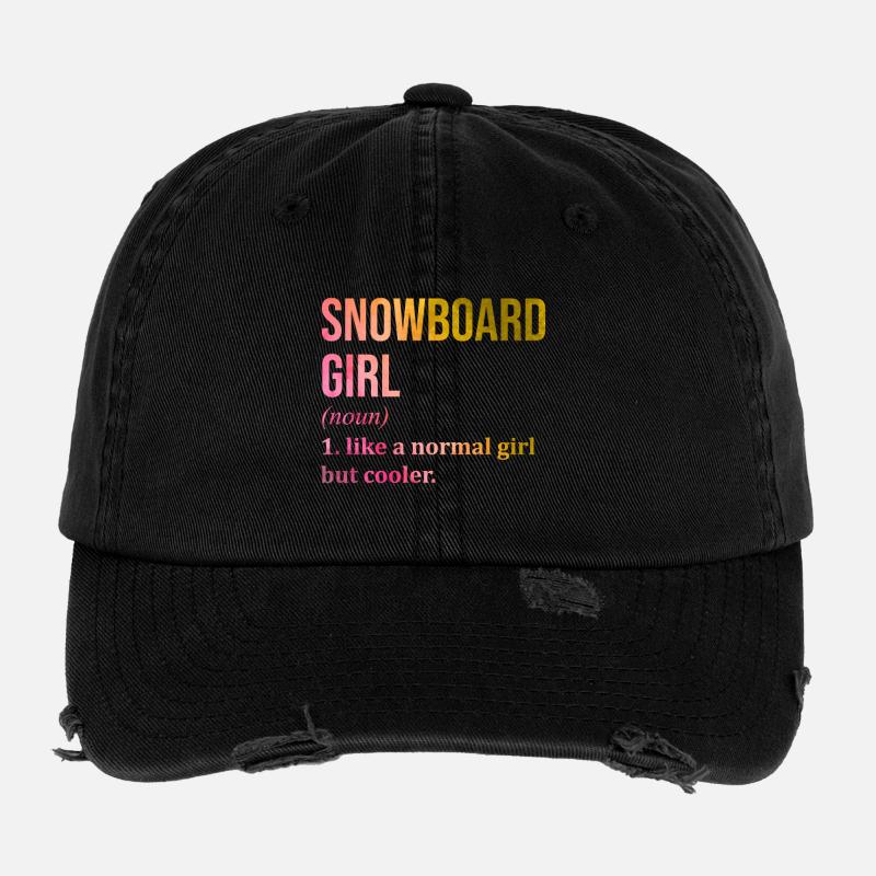 Snowboarden Flexfit Vintage Destroyed Cap