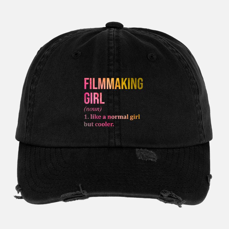 Filmmaker Flexfit Vintage Destroyed Cap
