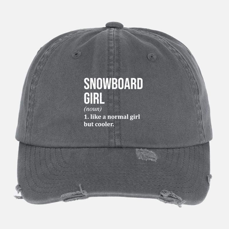 Planche à neige Casquette vintage effet usé Flexfit
