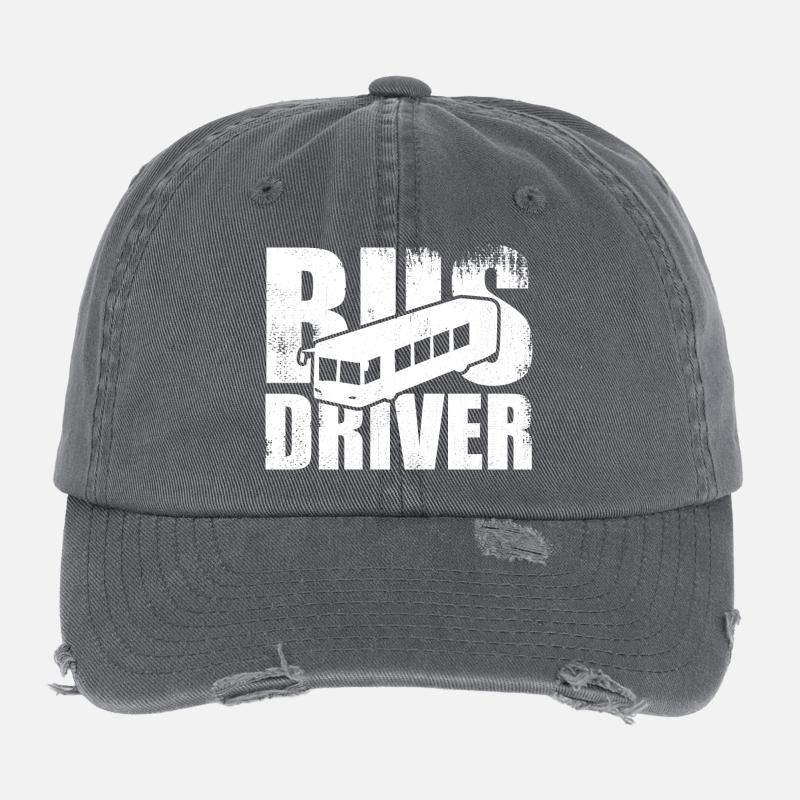 Bus Driver Flexfit Vintage Destroyed Cap