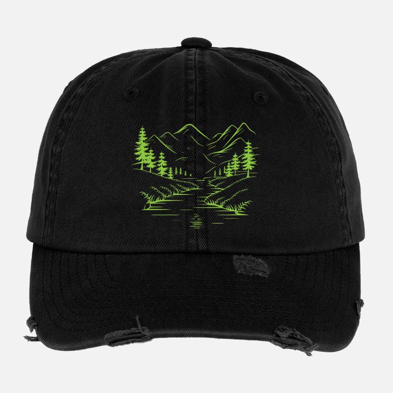 Gebirge Flexfit Vintage Destroyed Cap