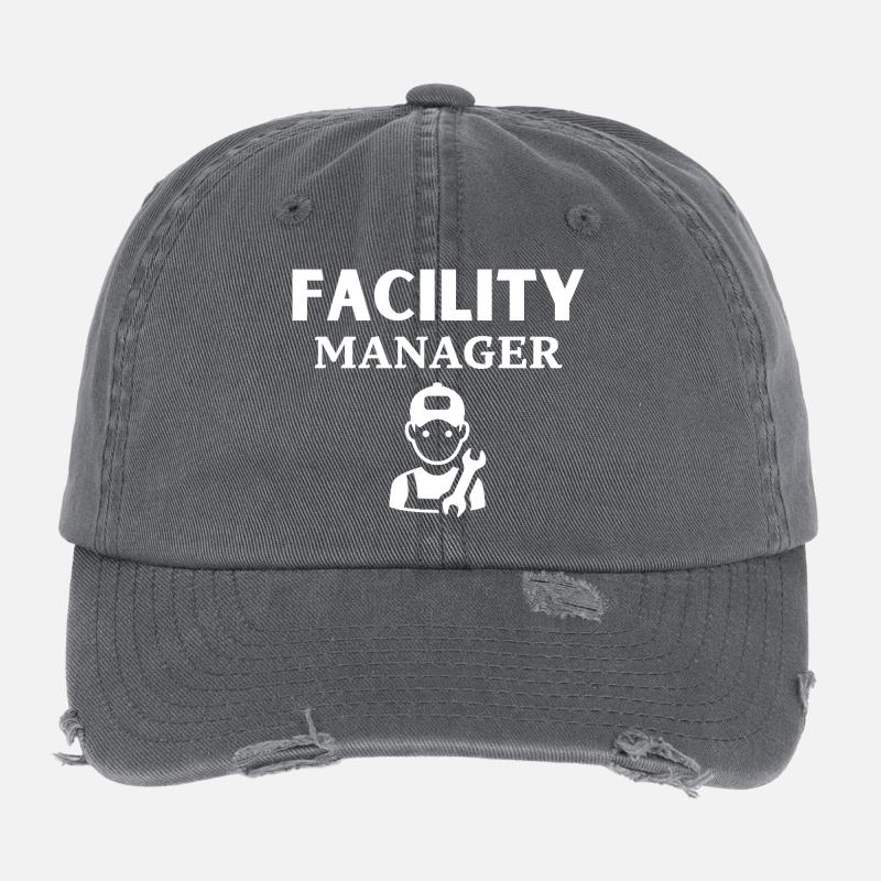 Facility Manager Flexfit Vintage Destroyed Cap