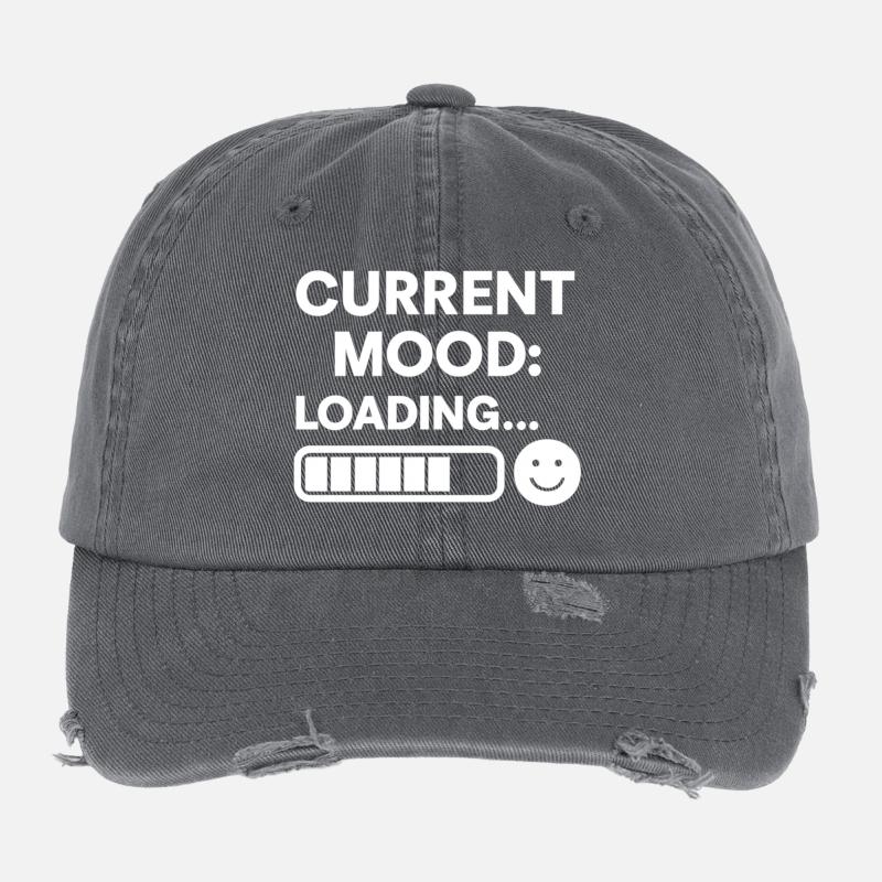 Current Mood Loading Flexfit Vintage Destroyed Cap